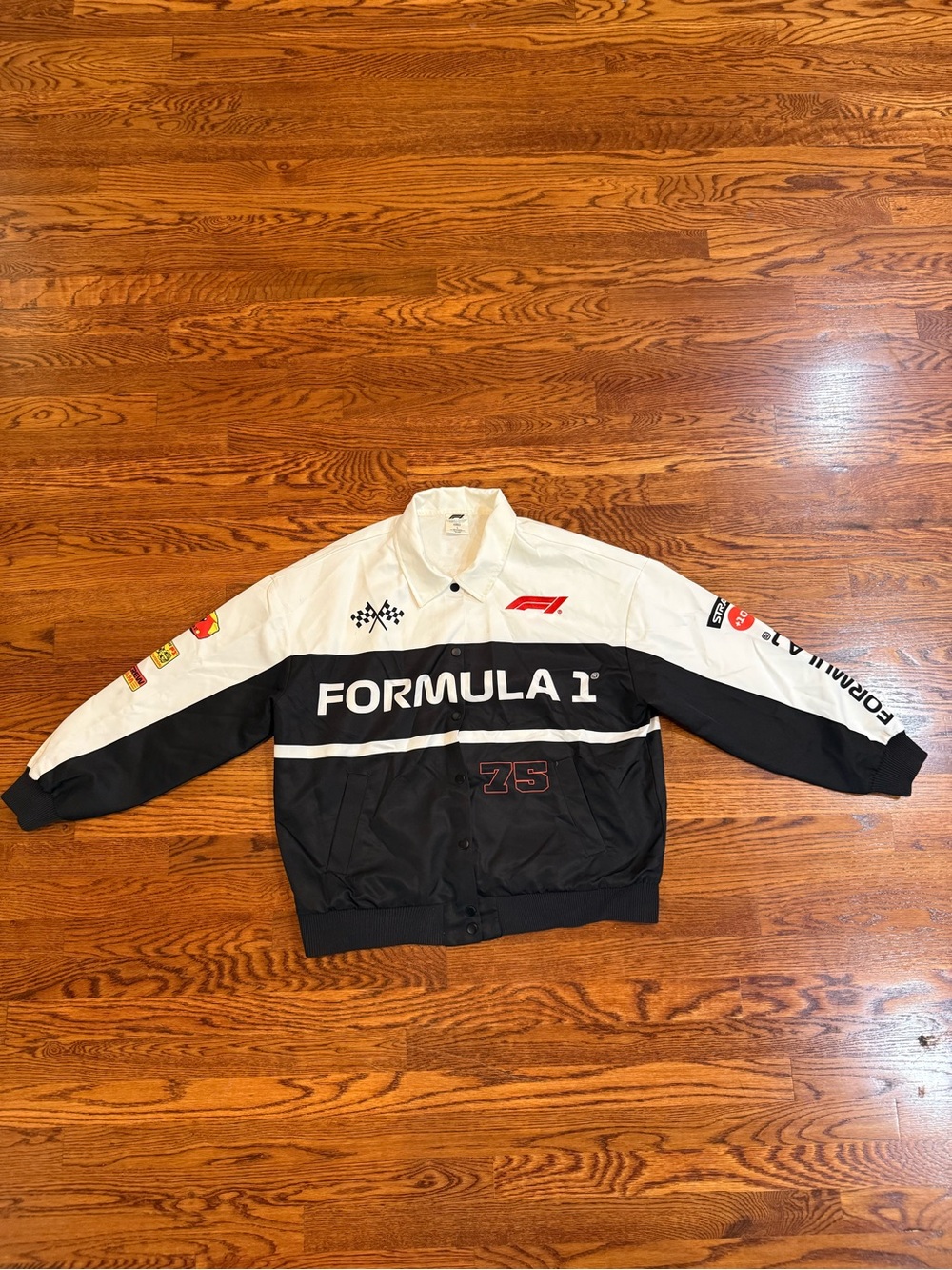 Formula 1 Hybrid Apparel Motorsport Racing Pit Stop Men’s Large Bomber Jacket